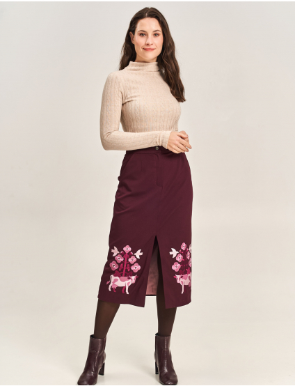 Картинка Спідниця бордова