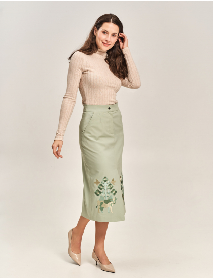 Картинка Спідниця світло-зелена