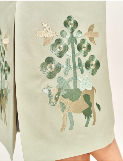 Картинка Спідниця світло-зелена