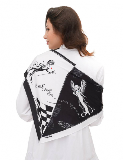 Картинка Дизайнерська косинка "Ангели та Демони"