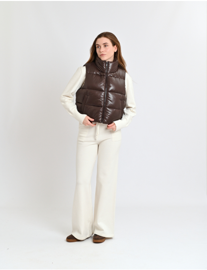 Картинка Жилет коричневий