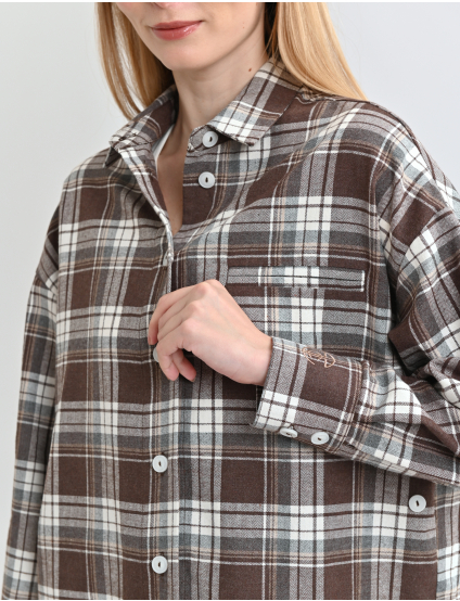 Картинка Сорочка коричнева