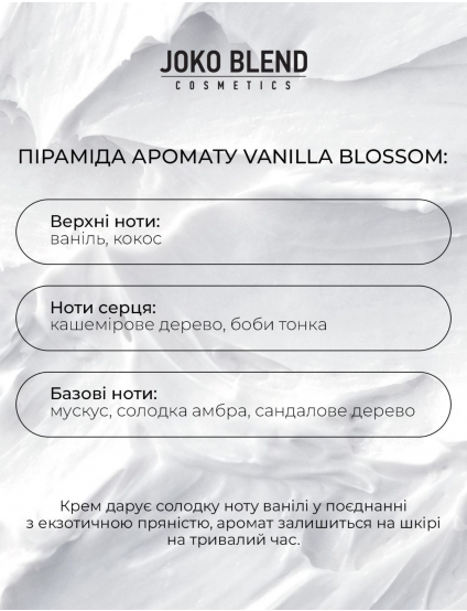 Картинка Парфумований крем для рук Vanilla Blossom