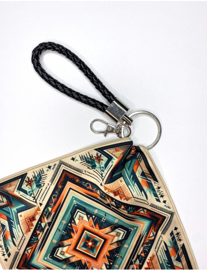 Картинка Дизайнерський брелок-хустка "Косівські візерунки" з патріотичної колекції "Україна"