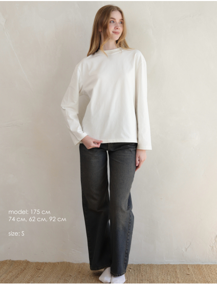 Картинка Лонгслів білий