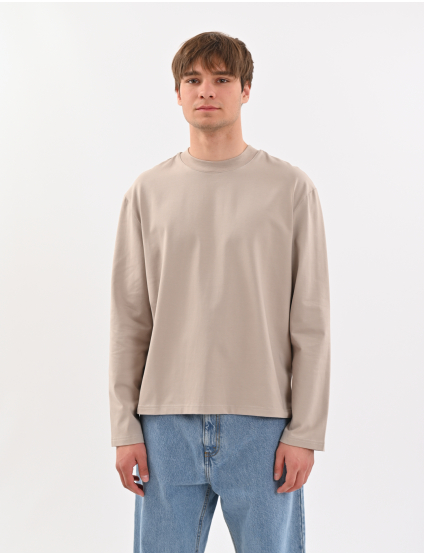 Картинка Лонгслів бежевий