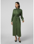 Картинка Сукня‑сорочка міді в оливковому відтінку