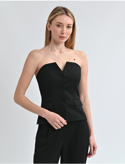 Картинка Топ чорний