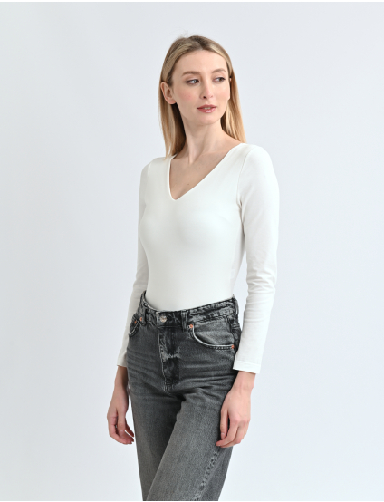 Картинка Лонгслів білий