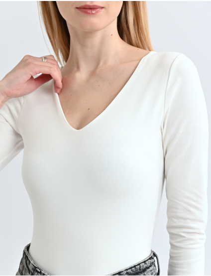 Картинка Лонгслів білий