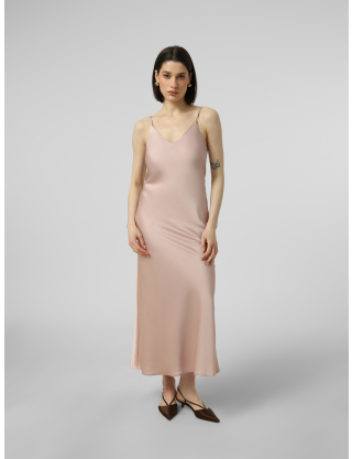 Картинка Атласна сукня‑комбінація у ніжно‑рожевому відтінку