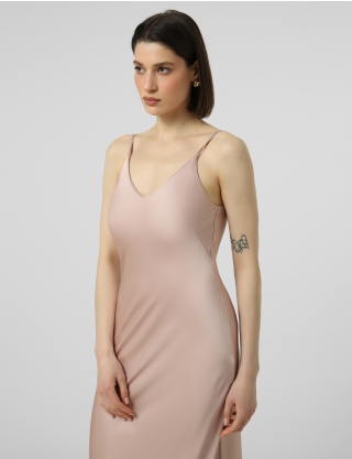 Картинка Атласна сукня‑комбінація у ніжно‑рожевому відтінку