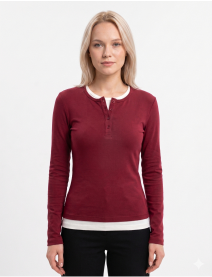 Картинка Кофта бордова