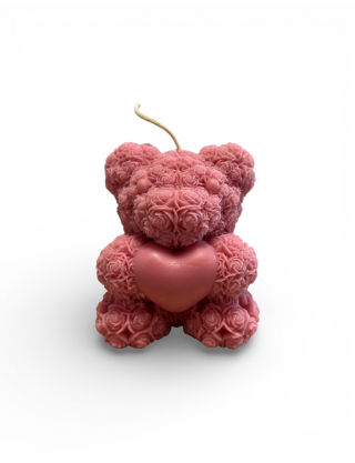 Картинка Декоративна свічка у формі ведмедика