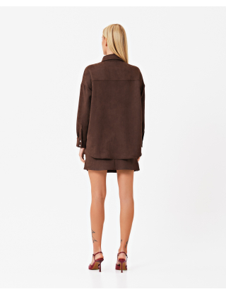 Картинка Сорочка темно-коричнева