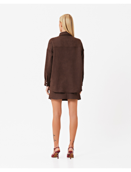 Картинка Сорочка темно-коричнева