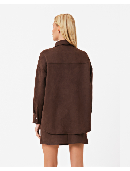Картинка Сорочка темно-коричнева