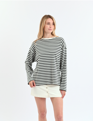 Картинка Лонгслів у смужку oversize