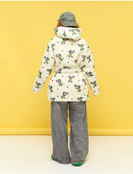 Картинка Cтьобана куртка з оригінальним мультяшним принтом