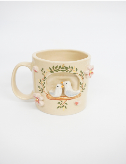 Картинка Чашка" Голубки"