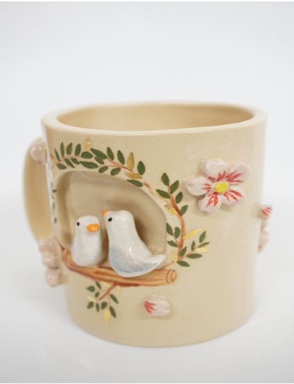 Картинка Чашка" Голубки"