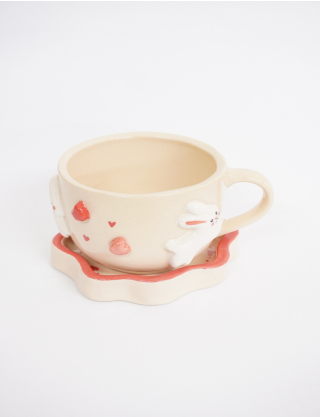 Картинка Набір " Кролик з сердечками "