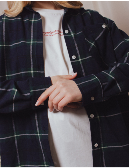 Картинка Картата жіноча сорочка