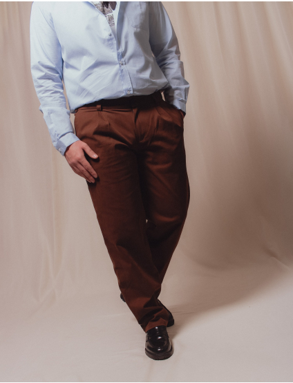 Картинка Коричневі штани чіноси