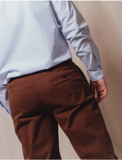 Картинка Коричневі штани чіноси