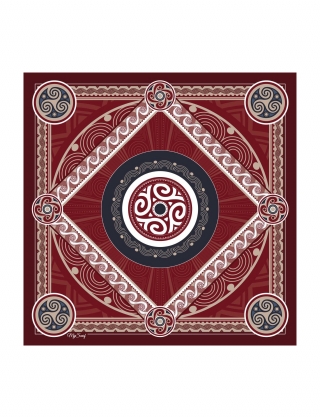 Картинка Дизайнерська хустка "Трипілля"