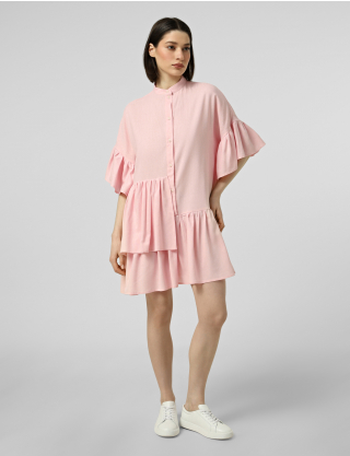 Картинка Рожева лляна сукня вільного крою