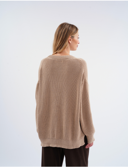 Картинка Светр oversize фактурної в'язки