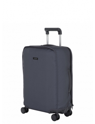 Картинка Захисний чохол для валіз ECO TRAVEL SMALL темно-сірий