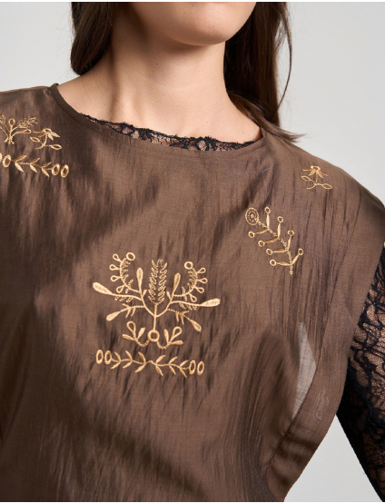 Картинка Жилет із декоративною вишивкою