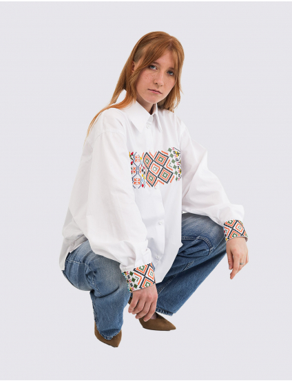 Картинка Вишиванка біла