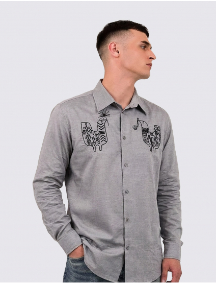 Картинка Вишиванка сіра