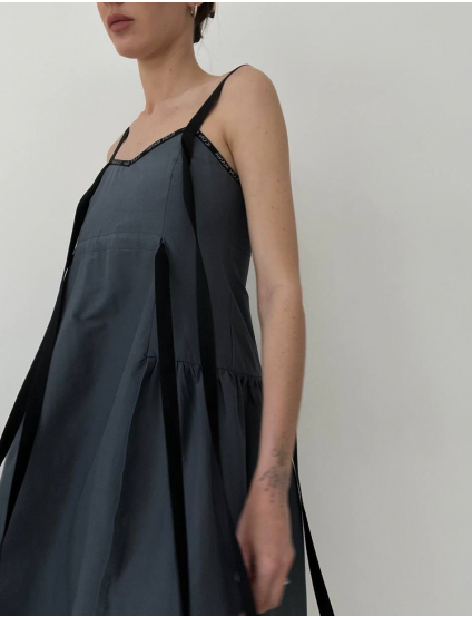 Картинка Сарафан темно-сірий