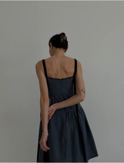 Картинка Сарафан темно-сірий