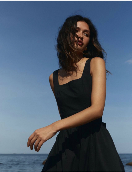 Картинка Сарафан чорний