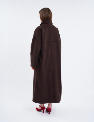 Картинка Пальто коричневе