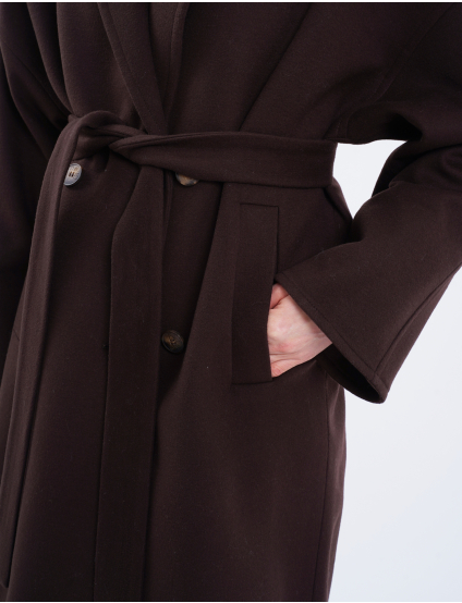 Картинка Пальто коричневе