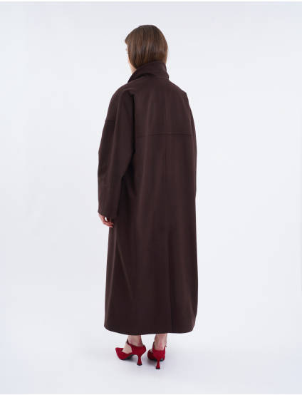 Картинка Пальто коричневе