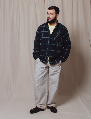 Картинка Світло-сірі лляні штани