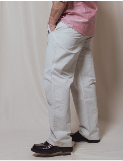 Картинка Світло-сірі лляні штани