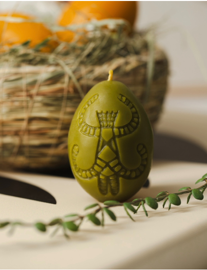 Картинка Свічка зелена