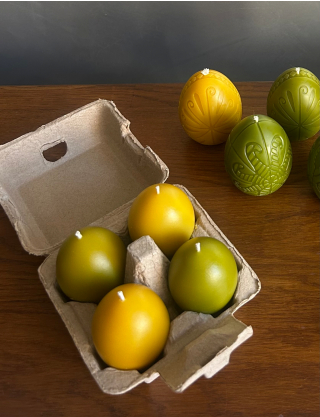 Картинка Набір великодніх свічок