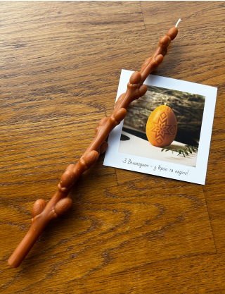 Картинка Свічка коричнева