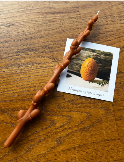 Картинка Свічка коричнева