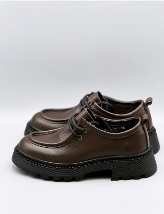 Картинка Черевики темно-коричневі