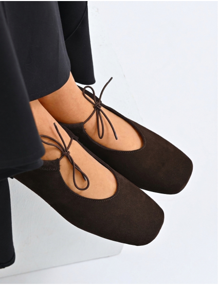 Картинка Туфлі темно-коричневі